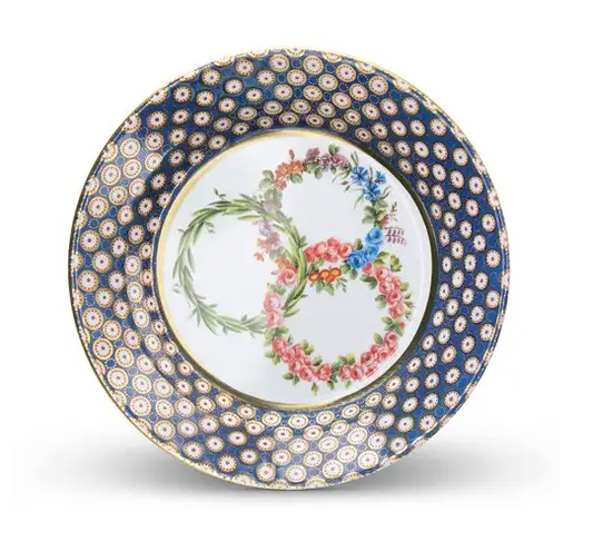 Three Garlands Tin Plates