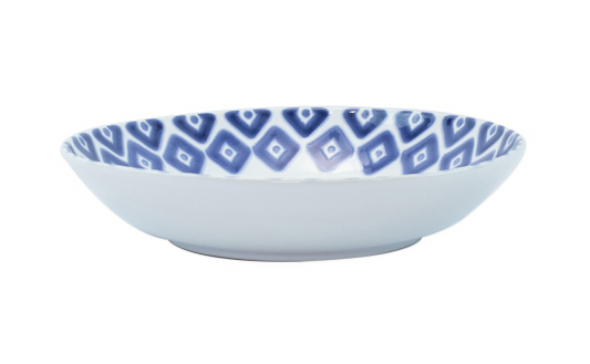 VIETRI Santorini Diamond Medium Serving Bowl
