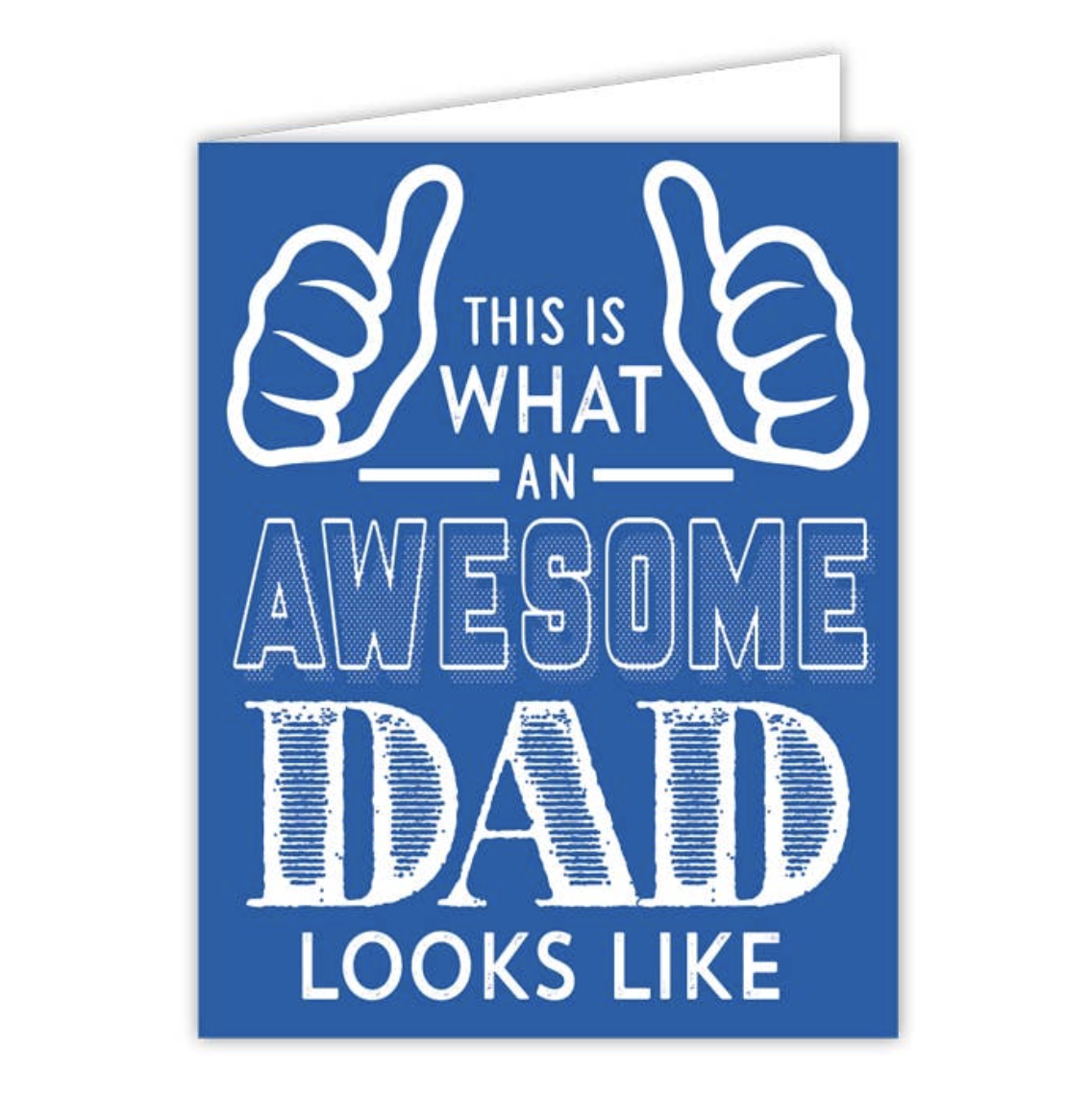 This is What an Awesome DAD Looks Like Greeting Card