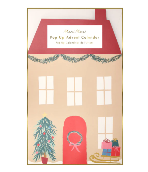 Santa House Pop Up Advent Calendar
