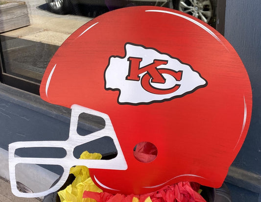 Kansas City Chiefs Helmet Door Hanger