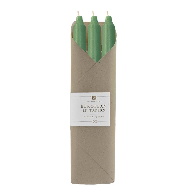Eucalyptus 12" Taper Candles Gift Package