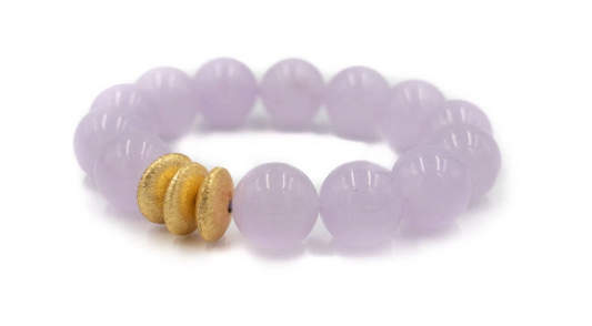Lavender Jade Bracelet
