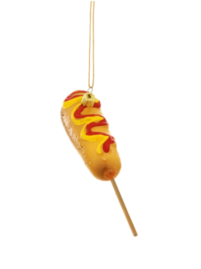 Corn Dog on a Stick Ornament