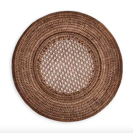 Rattan Round Charger Plates