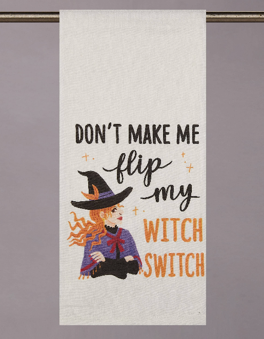 Witch Switch Tea Towel