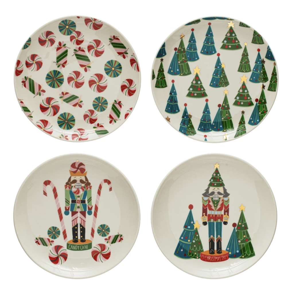 Round Holiday Plate