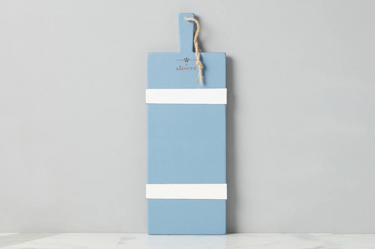 Caitlin Wilson French Blue/White Rectangle Mod Charcuterie Board - Small