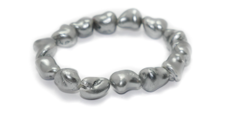 Gray Pearl Bracelet