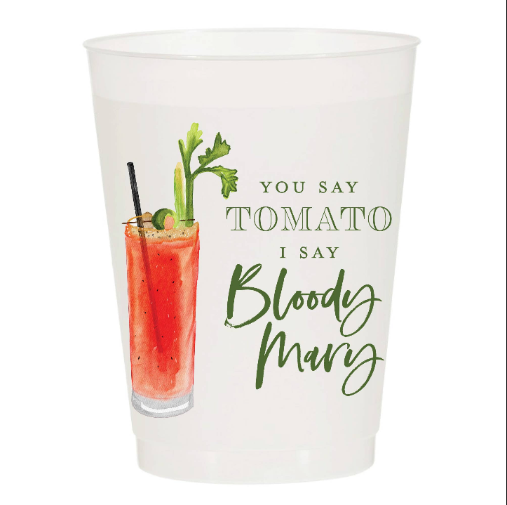 Bloody Mary Reusable Cups