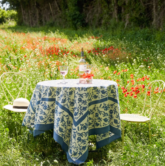 Cornflower Blue Tablecloth