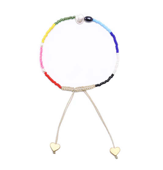 Rainbow Pearl Bracelet