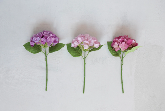 Faux Hydrangea Stems
