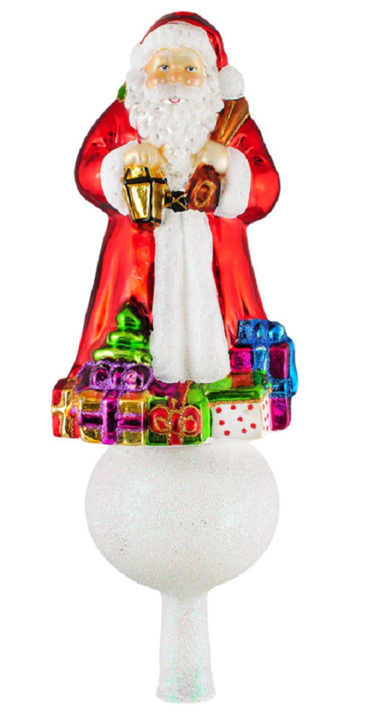 Santa Claus with Presents Tree Topper