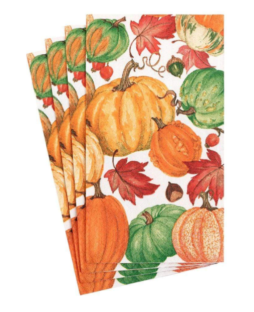 Pumpkins and Fall Leave Guest Towels