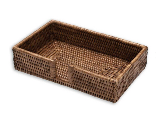 Rattan Guest Towel Holder