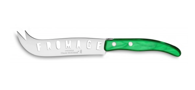 Green Claude Dozorme Berlingot Cheese Knife