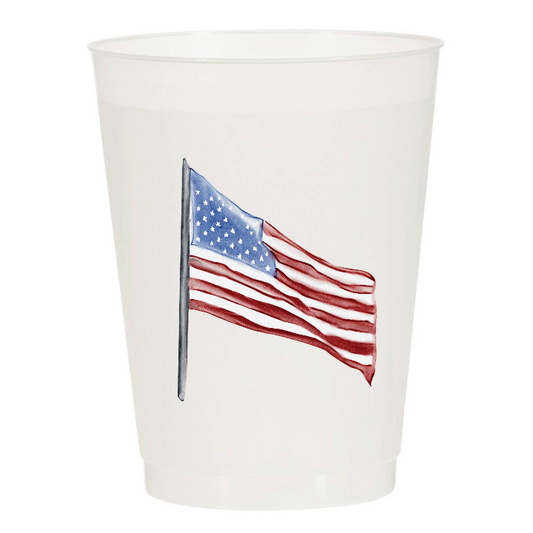 American Flag Reusable Cupstack