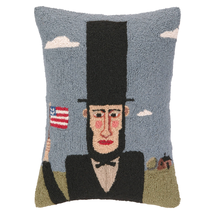 Abraham Lincoln Hook Pillow