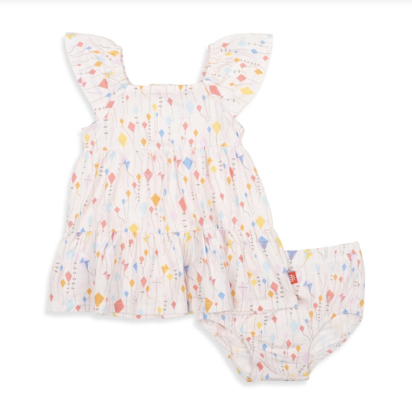Sky's The Limit Magnetic Modal Dress & Diaper Cover Set
