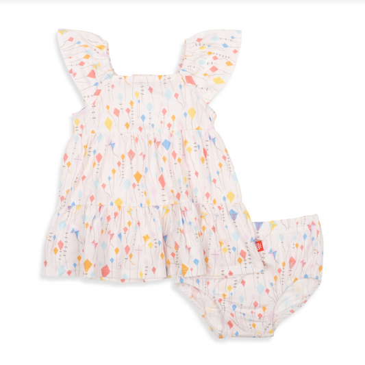 Sky's The Limit Magnetic Modal Dress & Diaper Cover Set