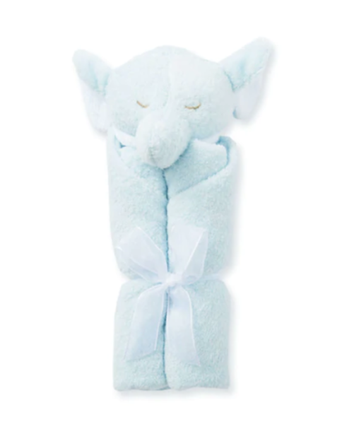 Blue Elephant Lovey Blanket